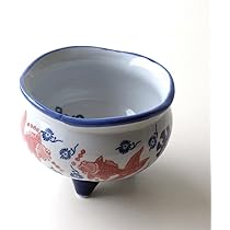 水鉢　模様　陶器鉢　睡蓮鉢　めだか鉢　花器　めだか　金魚　水生植物　ビオトープ 睡蓮鉢 メダカ鉢 めだか 鉢 金魚鉢 陶器 メダカ ビオトープ