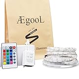 AEGOOL ledテープライト 非防水 RGB 5M SMD2835 12V5A 24keyリモコン操作 多色選択可能 60leds/M