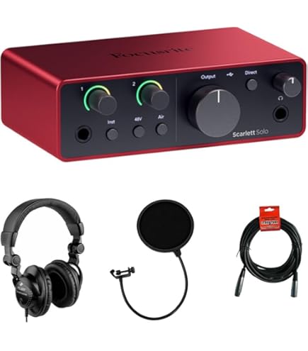 Amazon.co.jp: Focusrite SCARLETT Studio Pack w/CM25 Microphone
