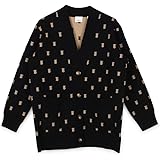 バーバリー BURBERRY カーディガン ニット 8021033 ブラック L [並行輸入品]