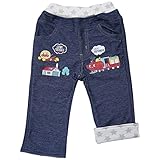 2018年 春物 アンパンマン ニットデニム ロング丈パンツ Anpanman ネイビー◇90cm