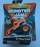 MonsterJam El Toro Loco (半透明オレンジ) 1:64スケール ウィリーバーシリーズ20