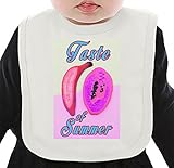 Taste Of Summer ネクタイを有する有機ビブ Medium