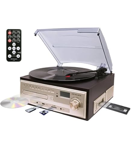 Amazon.co.jp: 山善(YAMAZEN) キュリオム マルチレコードプレーヤー