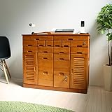 ファックス台 電話台 FAX台 完成品 鍵付き 幅96cm TEL台 引出し 引出しいっぱい 桐 ライトブラウン チェスト 天然木 モデム収納 配線収納 プリンター台 ルーター収納 ケーブル収納 SA788LBR