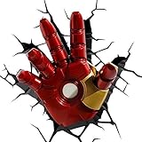 Marvel 3d壁デコNightlight – Iron Man Hand