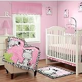 Babyboom I Luv Zebras 3 Piece Bedding Set Pink by Baby Boom