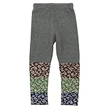 SCHNEE(スネー) 裾パッチワークストレッチ長丈レギンス 120cm /杢グレー NO.F-641565