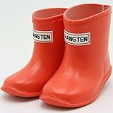 [ハンテン] HANG TEN ハンテンベビー レインブーツ HT04828 (15㎝, オレンジ)