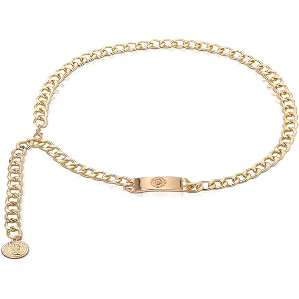 Amazon | [シャンゴー] ベルト ジャラジャラ 大きめ ビーズ ゴールド