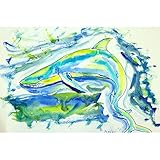 グリーンSharkアウトドアWall Hanging 24 X 30