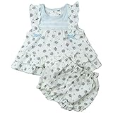 《H29年春物》(日本製) Pample Mousse(パンプルムース) 接結花プリント花柄リボン付ミルキースーツ 80cm /OW NO.DP-71402