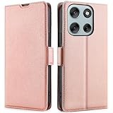 BonwFzin motorola moto G66j 5g / moto G66y 5g 全適用 ケース 手帳型 薄型 軽い モトローラ モト G66y 5G スマホケース モトG66j5G 手帳 motoG66j5g 携帯カバー 軽量 薄い カバー 炭素繊維調 PU レザー マグネット カード収納 スタンド ネイビー