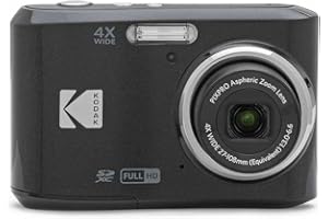 デジタルカメラ PIXPRO FriendlyZoom FZ45 Kodak コダック 4倍光学ズーム 1600万画素 フルHD(1080p)動画撮影 アルカリ乾電池対応モデル ブラック