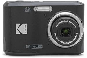 デジタルカメラ PIXPRO FriendlyZoom FZ45 Kodak コダック 4倍光学ズーム 1600万画素 フルHD(1080p)動画撮影 アルカリ乾電池対応モデル ブラック