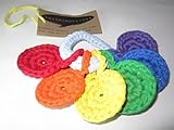 キー・リング　♪レインボー色♪　あかちゃんおもちゃ　知育玩具 ハンドメイド　米国製