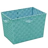 共栄 KYOEI カラーバスケット カラーボックス 収納ボックス 深型 幅38×奥行26×高さ26cm 荷物かご インナーボックス ターコイズブルー