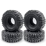 4個 RC タイヤ クローラー 2.2インチホイール140mm rc ラジコン タミヤセットがSCX10TRX4 TRX6 1 10RCクライミングクローラーに最適