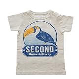 jeans b. 2nd　BIRD　T シャツ(オフベージュ) 100cm