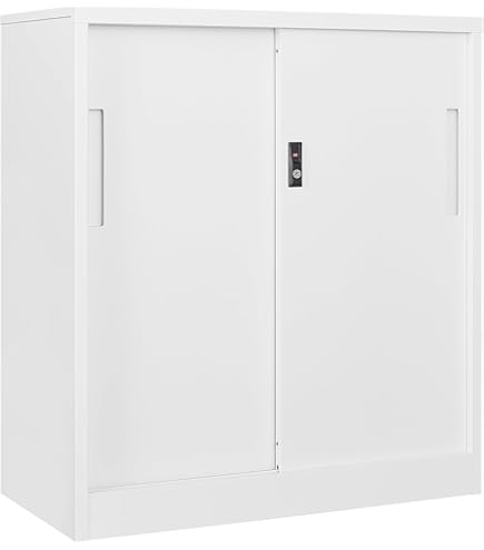 Amazon.co.jp: GangMei スチール書庫 鍵付き書庫 鍵付き