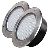 passion 人感センサー付き 埋め込み式 ソーラー LED スポットライト 直径170mm 防水対応 ガーデンライト 玄関先 屋外照明 太陽光充電 遊歩道 埋没タイプ ◇PA-KSSL500 (2