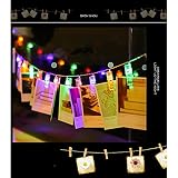 イルミネーション LED ライト クリップ 3メートル 20ライト 写真 電飾 イルミネーション バレンタイン 結婚 飾り hibote