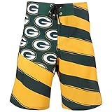 Green Bay Packers NFL「対角Flag "メンズBoardshorts Swim Trunks