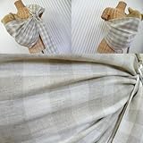 【ユーザックスリング】 M-181 綿45％ 麻55％ 　チェック柄