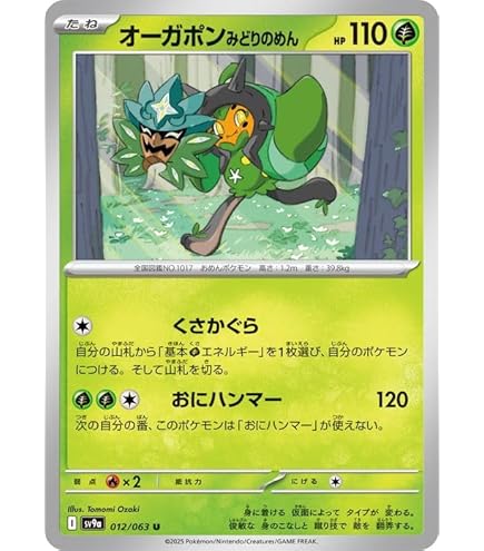 ポケモンガードゲーム　引退品　みどりのめん ポケモンガードゲーム引退品みどりのめん