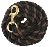 (Black/Chocolate) - Weaver Leather Cotton Lead Rope