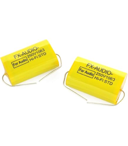 Amazon.co.jp: コンデンサ 2 個 400VDC 20uf 赤 汎用 Audiophiler MKP