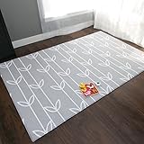 Baby Care Play Mat - Haute Collection (Large Sea Petals - Grey) [並行輸入品]