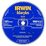 Irwin Tools 1807385 Marples Laser Cut 12-Inch 96-Tooth Hi-Alternate Tooth Bevel Circular Saw Blade w