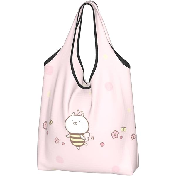 Amazon.co.jp: うさまる エコバッグ 大容量折りたたみエコバッグ