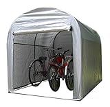 FANTY アルミ サイクル ハウス シルバー 3台用 替えカバー