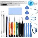 AGPtEK スマホ 携帯修理ツール 開腹/分解/交換/修復用専門ツール iPhone 6/6s/6Plus/5s/5c/5/4s/4 ipad ipod (25セット) アイフォン対応 修理 工具 