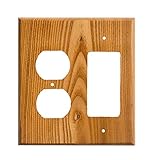 Sierra Lifestyles Traditional Switch Plate, Duplex/Rocker, Finished, Russian Olive by Sierra Lifesty