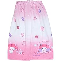 美品　サンリオ　ハローキティ⭐︎トロピカル⭐︎ フルーツ　ハイビスカス　ラップタオル 美品 サンリオ ハローキティ⭐︎トロピカル⭐︎ フルーツ