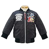 アンパンマン MA-1タイプ ブルゾン ジャンパー ジャケット キッズ ベビー 子供用 男の子 男児 Anpanman fo-ea7926-ea9468 90cm ブラック