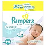Pampers Baby Wipes Sensitive fubfkw、2パック( 448 Count )