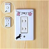 ハングリードッグスイッチプレート ピンク 3穴