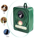 JETSUN 猫よけ 超音波 ガーデンバリア ソーラー充電 動物撃退器 フラッシュ LED センサー 鳥 散歩犬 退治 カラス 野良猫など　被害対策器 防鳥　防獣 庭 畑 車庫など 守り ネット 装置
