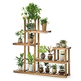 フラワースタンド・園芸ラック 木製植物フラワーディスプレイスタンド木製ポットシェルフストレージラック屋外屋内多層フラワーポット フラワーディスプレイスタンド