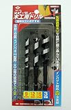 DIA T" 3PC　ｽﾋﾟｰﾃﾞｨｰ木工用ﾄﾞﾘﾙ　9・12・15mm