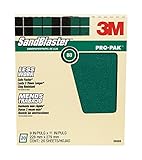 3M SandBlaster Pro-Pak Paint Stripping Sandpaper, 80-Grit, 9-Inch by 11-Inch, 20-Sheet [並行輸入品]