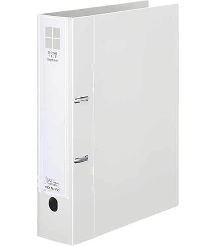 Amazon.co.jp: リヒトラブ リングファイル 2穴 D型 A4 白 G2240-0