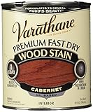 Rust-Oleum 262016 Varathane Fast Dry Wood Stain Quart, Cabernet [並行輸入品]