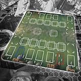 NXZWPNQA 2人用 OTCG プレイマット - YGO TCG用トレーナーマット - 60cm x 60cm バトルマット スタジアムボードカードゲーム プレイマット - トレーディングカードゲーム部族用プレイマット (ゾーン、パターン2)