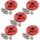 Pstyle. サーボホーン 25t アルミ ラジコン RC パーツ 5個セット PST-143 (レッド)