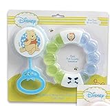 Disney Winnie The Pooh Water Filled Teether Ring with Babby Rattle (Boys) by Disney [並行輸入品]